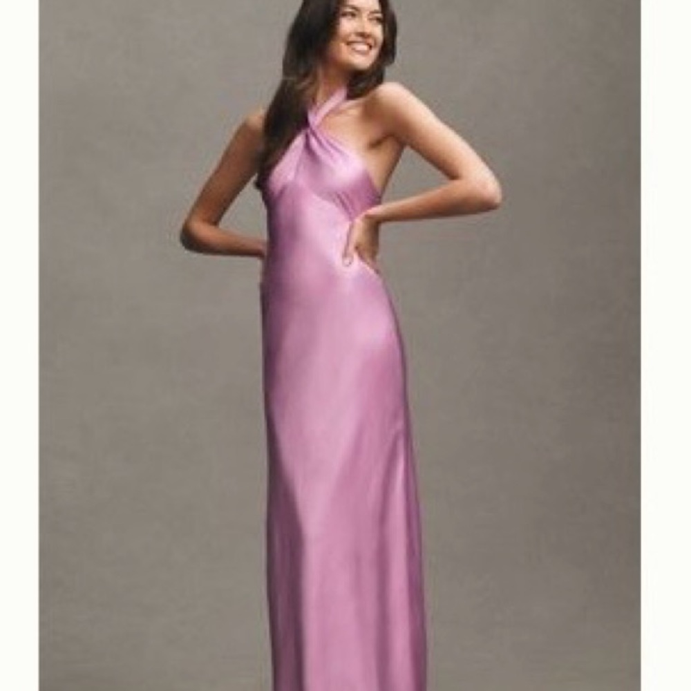 BHLDN Lavender Backless Gown